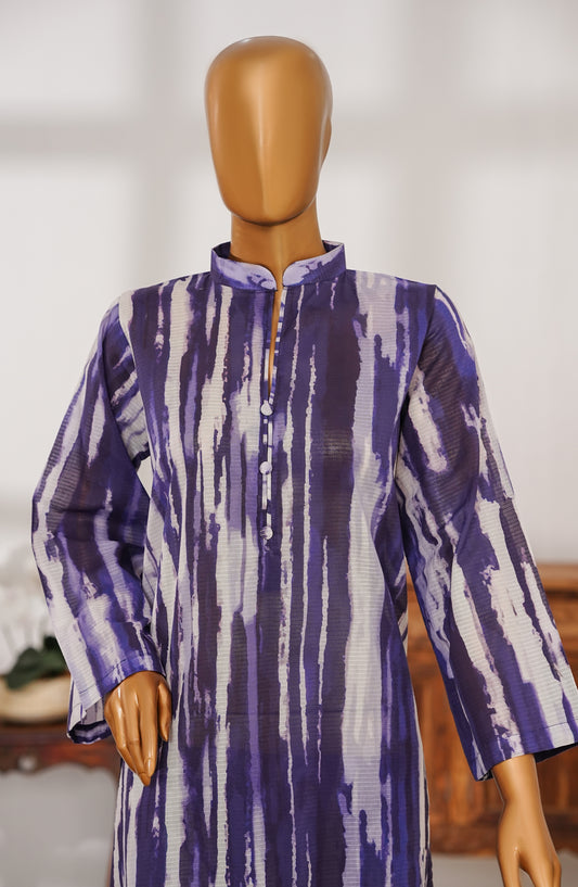 Amna Khadija Carell 88 Printed Lawn Stitched 2 Piece Suit - AKCS-05 - AM25CR88 - Purple - Summer Collection