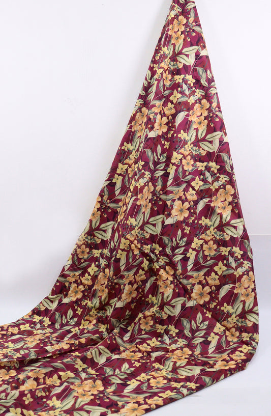 Amna Khadija Classic Printed Lawn Unstitched 2 Piece Suit - Design-38 - AK25CFL6 - Red - Summer Collection