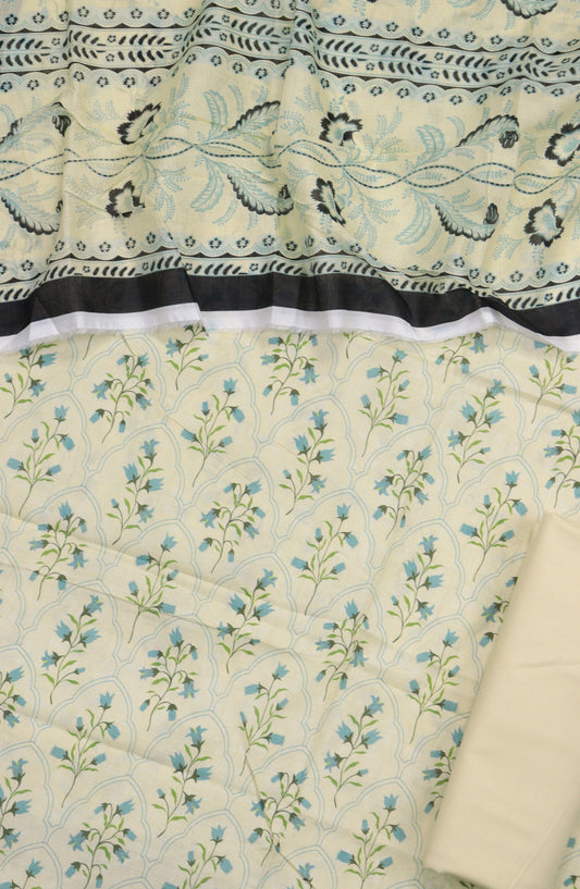 Amna Khadija Printed Cotton Unstitched 3 Piece Suit - Design-B-10 - AM25MIDC - Yellow - Mid Summer Collection
