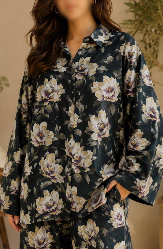Amna Khadija Printed Lawn Unstitched 2 Piece Suit - PD-17 - AM26PDT - Green - Summer Collection