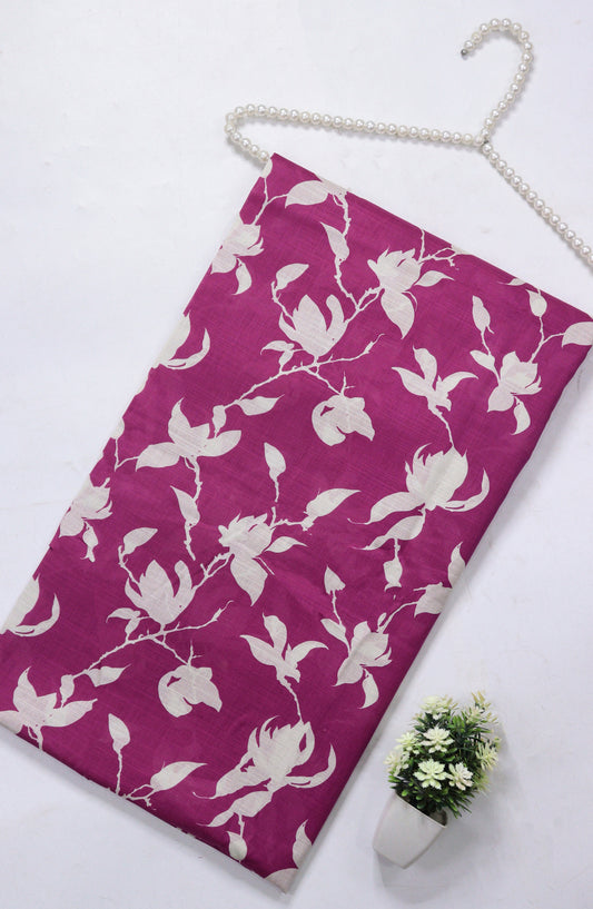 Amna Khadija Printed Lawn Unstitched 2 Piece Suit - PD-05 - AM26PNU - Purple - Summer Collection
