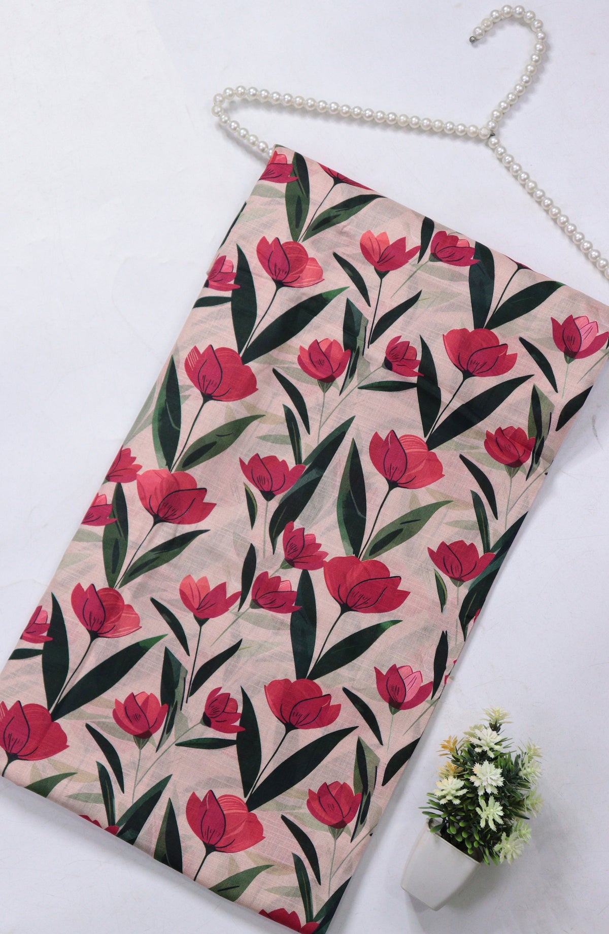Amna Khadija Printed Lawn Unstitched 2 Piece Suit - PD-02 - AM26PNU - Pink - Summer Collection
