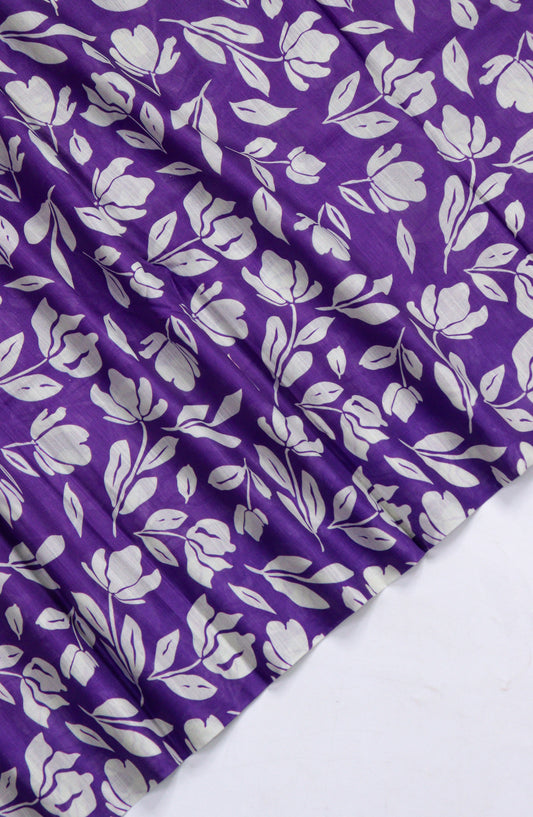 Amna Khadija Printed Lawn Unstitched 2 Piece Suit - PD-01 - AM26PNU - Purple - Summer Collection