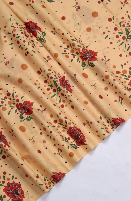 Amna Khadija Printed Lawn Unstitched 1 Piece - PD-13 - AM26PCO - Yellow - Summer Collection