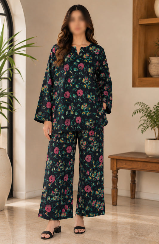 Amna Khadija Printed Lawn Unstitched 2 Piece Suit - FVD-03 - AM26PNU - Green - Summer Collection