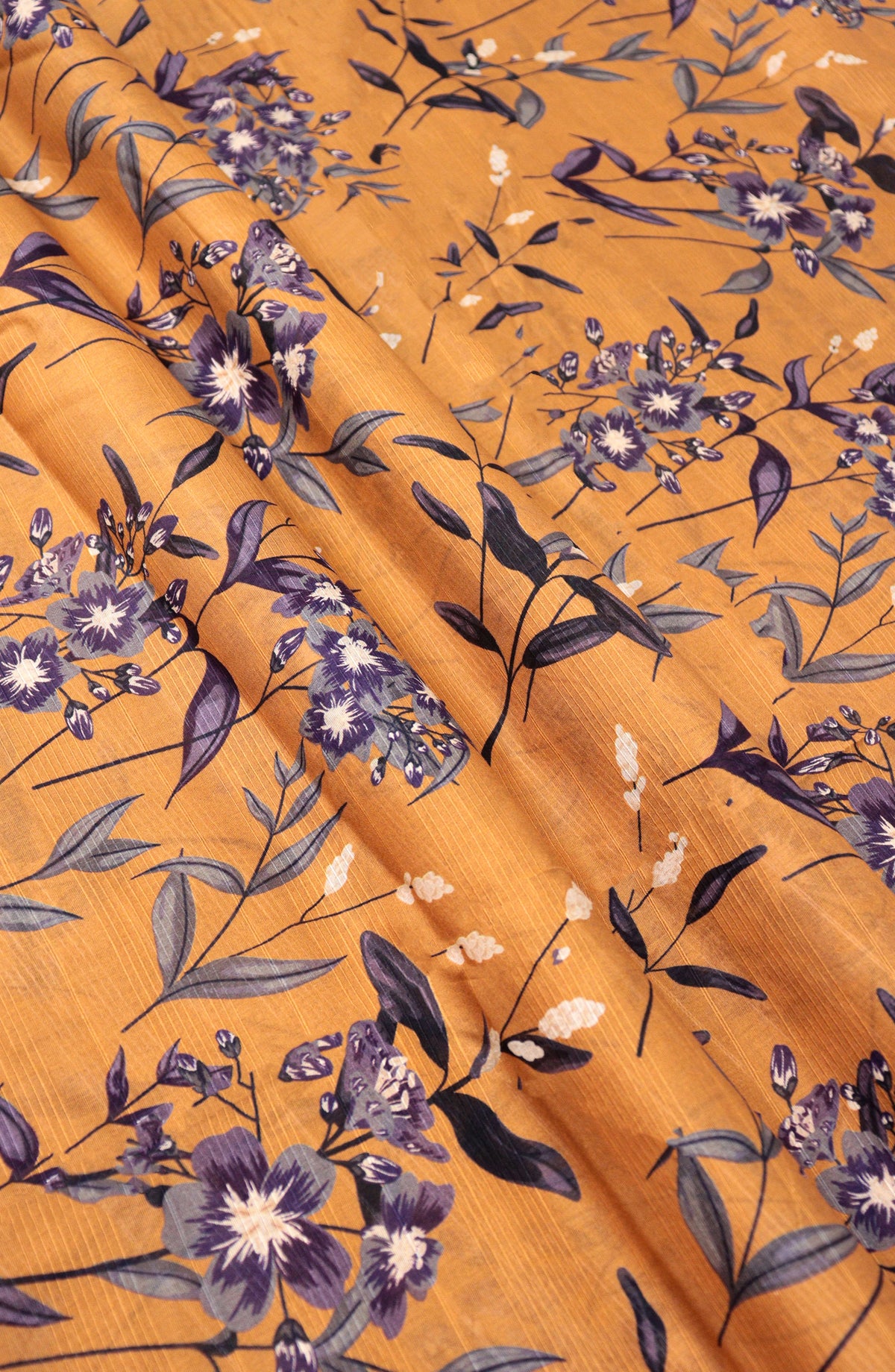 Amna Khadija Digital Printed Lawn Unstitched 2 Piece Suit - D-27 - AM26FNC - Mustard - Summer Collection