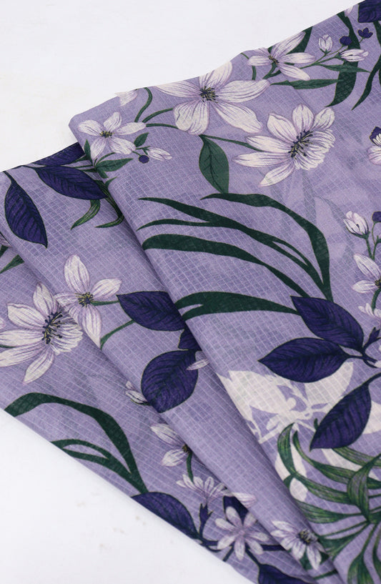 Amna Khadija Digital Printed Lawn Unstitched 2 Piece Suit - D-11 - AM26FNC - Blue - Summer Collection