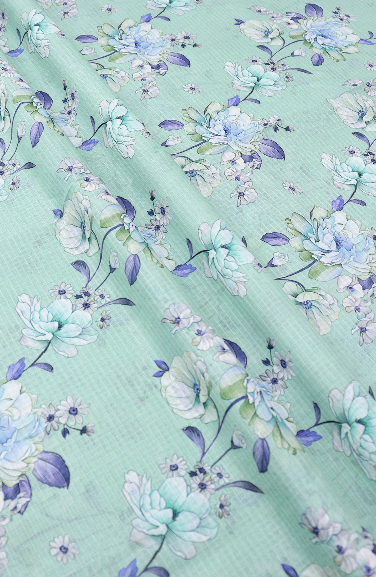 Amna Khadija Digital Printed Lawn Unstitched 2 Piece Suit - D-06 - AM26FNC - Sea Green - Summer Collection