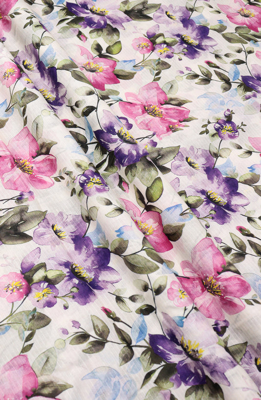 Amna Khadija Digital Printed Lawn Unstitched 2 Piece Suit - D-04 - AM26FNC - Multi - Summer Collection