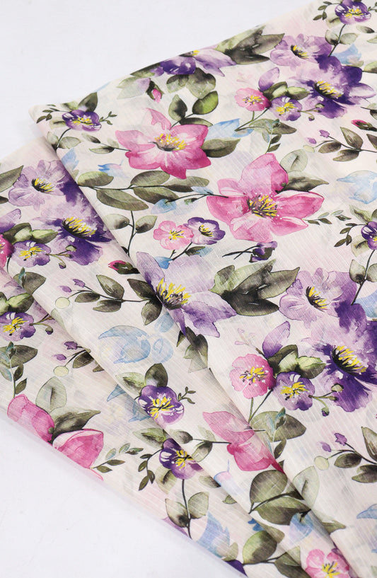 Amna Khadija Digital Printed Lawn Unstitched 2 Piece Suit - D-04 - AM26FNC - Multi - Summer Collection