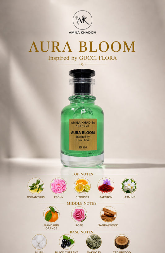 AURA BLOOM Inspired by Gucci Flora - AMK26PR - Women Perfume