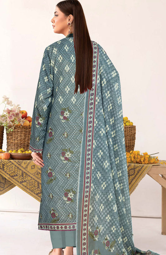 Anarkali by Johra Printed Lawn Unstitched 3 Piece Suit - JH-1195 - JH25ANAR - Blue - Casual Collection