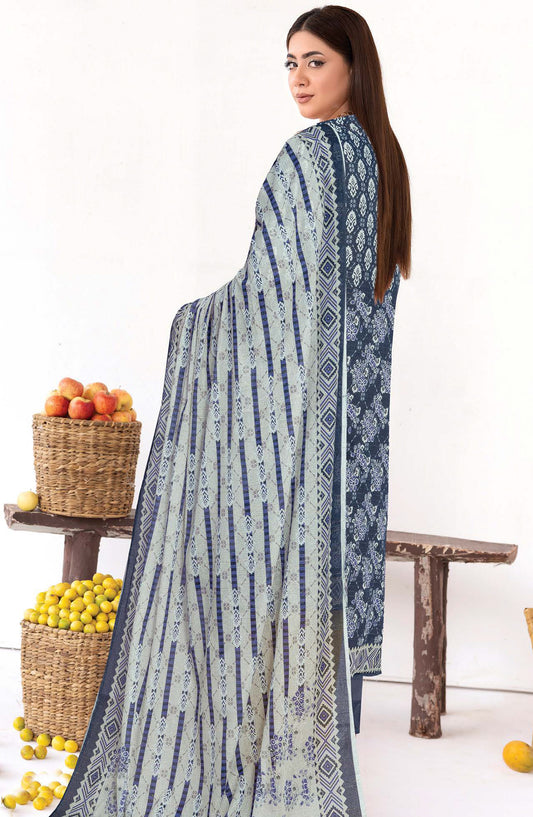 Anarkali by Johra Printed Lawn Unstitched 3 Piece Suit - JH-1191 - JH25ANAR - Blue - Casual Collection