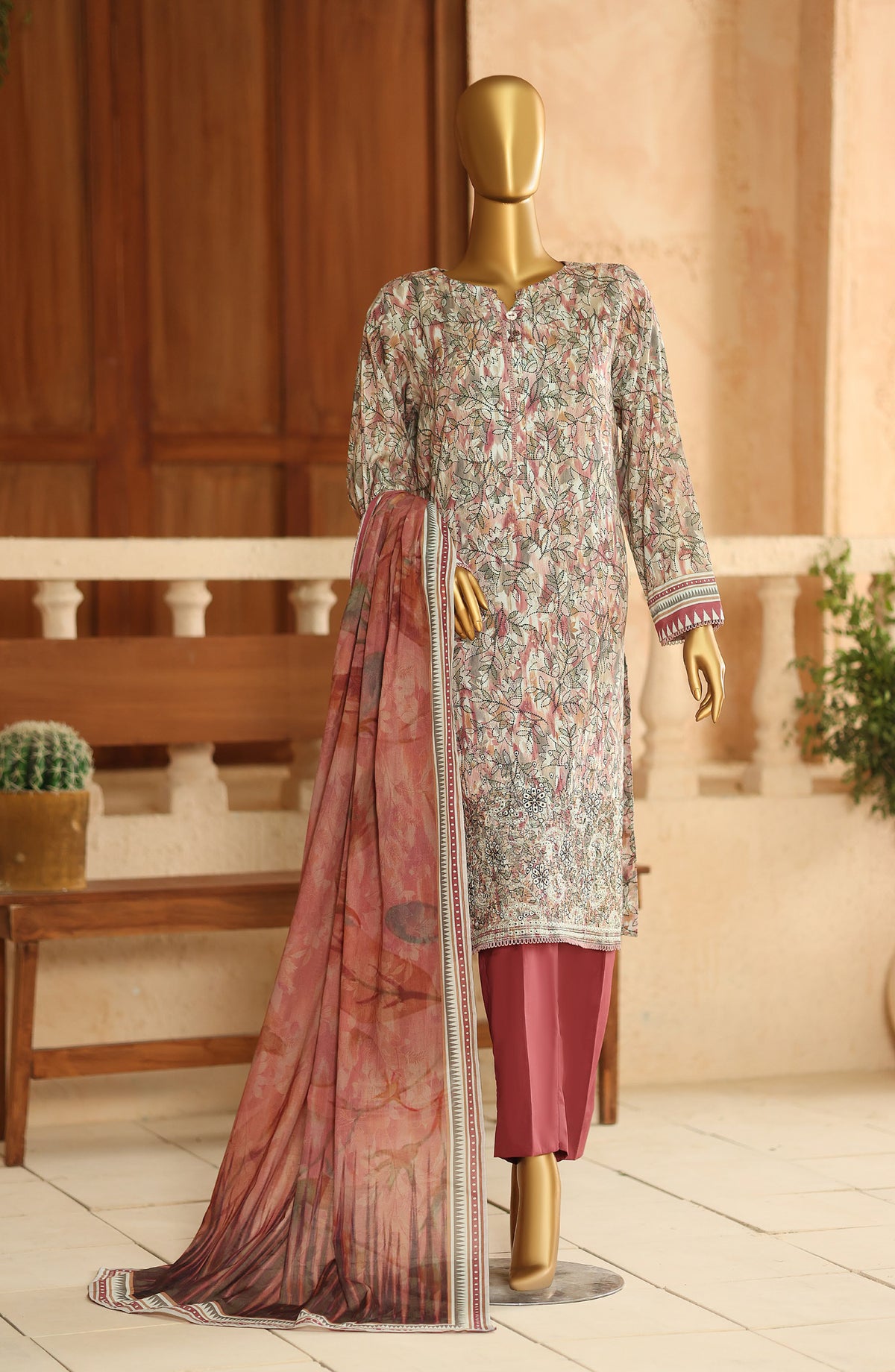 Asasa by HZ Embroidered Lawn Unstitched 3 Piece Suit - ASD-04 - HZ26PASS - Multi - Summer Collection
