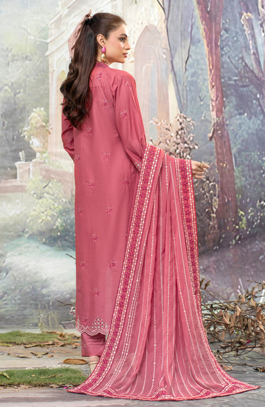 Astoria by Aalaya Embroidered Lawn Unstitched 3 Piece Suit - D-07 - ALY26ASO - Pink - Summer Collection