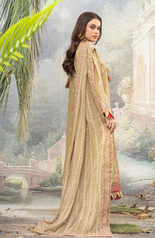 Astoria by Aalaya Embroidered Lawn Unstitched 3 Piece Suit - D-06 - ALY26ASO - Mustard - Summer Collection