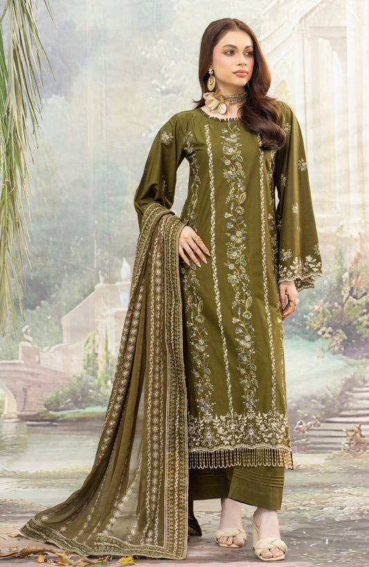 Astoria by Aalaya Embroidered Lawn Unstitched 3 Piece Suit - D-01 - ALY26ASO - Green - Summer Collection