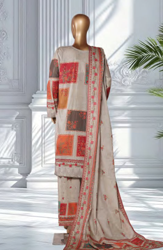 Bin Saeed Exclusive Printed Lawn Stitched 3 Piece Suit - D-26 - BS26EXP - Multi - Summer Collection