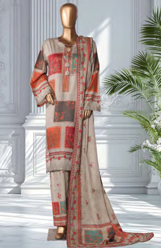 Bin Saeed Exclusive Printed Lawn Stitched 3 Piece Suit - D-26 - BS26EXP - Multi - Summer Collection