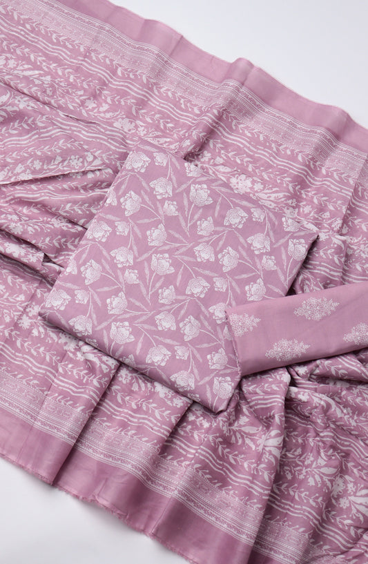 Bin Saeed Printed Lawn Unstitched 3 Piece Suit - PD-06 - BS26DCS - Pink - Summer Collection