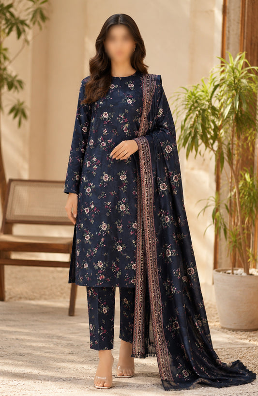 Bin Saeed Printed Lawn Unstitched 3 Piece Suit - D-20 - BS26DCS - Blue - Summer Collection