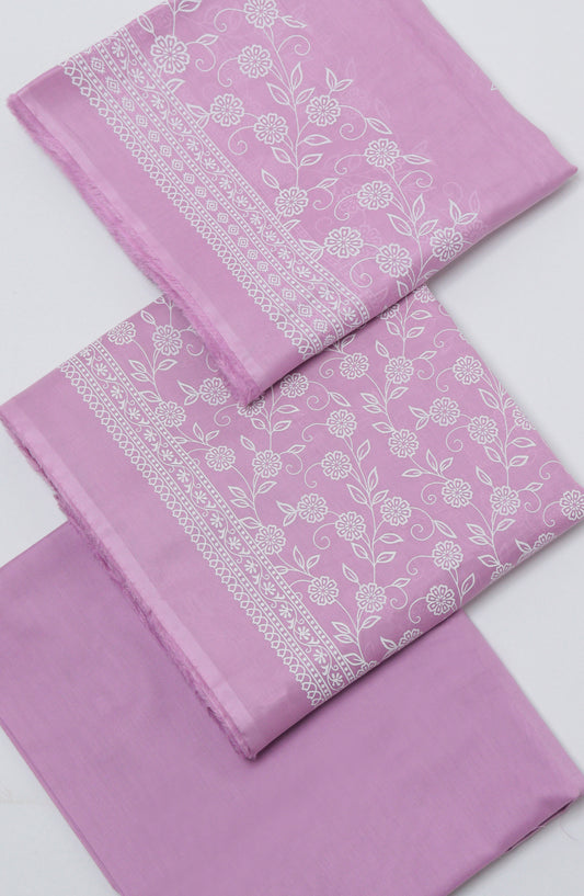 Bin Saeed Printed Cotton Unstitched 3 Piece Suit - D-19 - BS26PRTH - Pink - Summer Collection