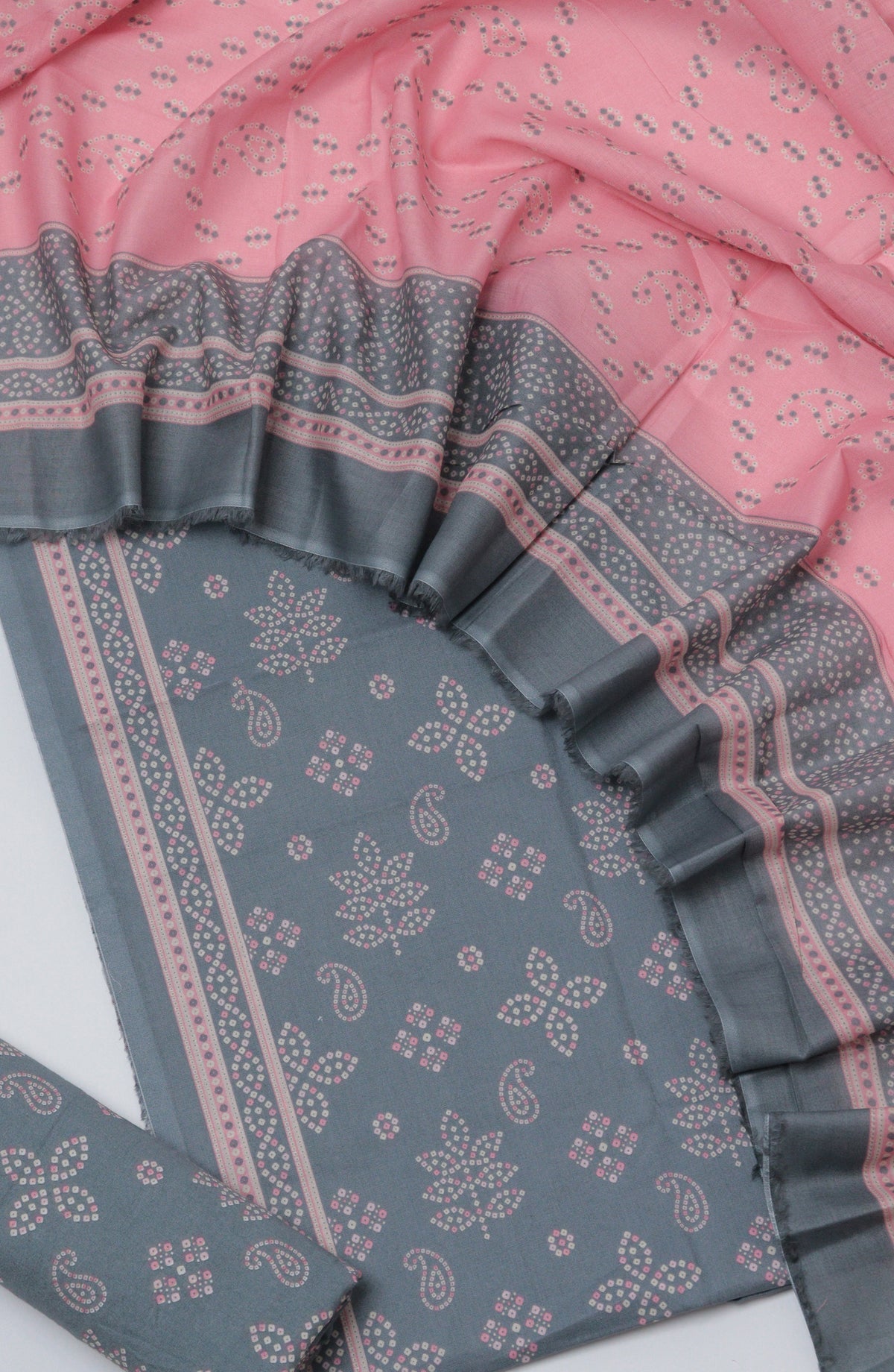 Bin Saeed Printed Cotton Unstitched 3 Piece Suit - D-17 - BS26PRTH - Blue - Summer Collection