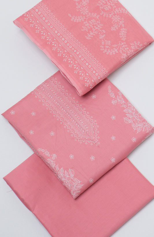 Bin Saeed Printed Cotton Unstitched 3 Piece Suit - D-09 - BS26PRTH - Pink - Summer Collection