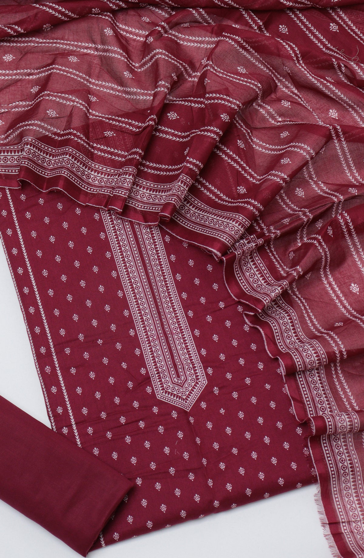 Bin Saeed Printed Cotton Unstitched 3 Piece Suit - D-29 - BS26PRTH - Pink - Summer Collection