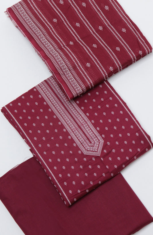 Bin Saeed Printed Cotton Unstitched 3 Piece Suit - D-29 - BS26PRTH - Pink - Summer Collection
