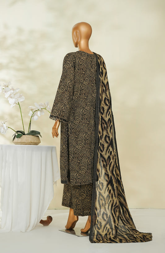 Bin Saeed Exclusive Printed Lawn Stitched 3 Piece Suit - D-14 - BS26STE - Yellow - Summer Collection