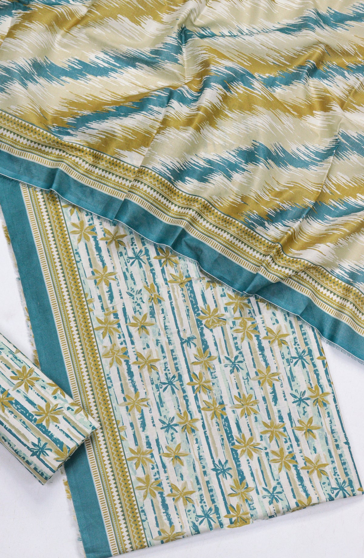 Bin Saeed Printed Lawn Unstitched 3 Piece Suit - Design-13 - BS26PR - Multi - Summer Collection