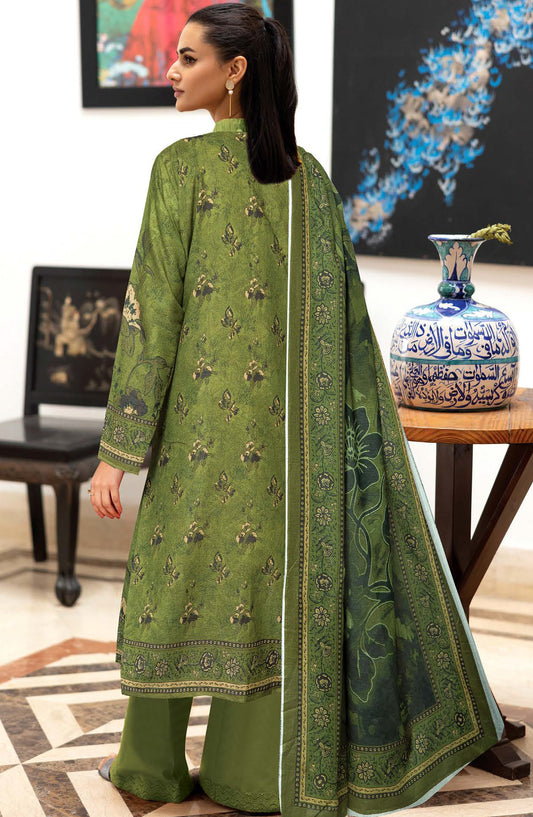 Bismil by Johra Printed Lawn Unstitched 3 Piece Suit - JH-1526 - JH25BSML - Green - Casual Collection