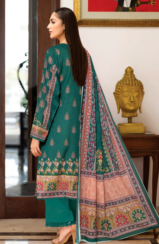 Bismil by Johra Printed Lawn Unstitched 3 Piece Suit - JH-1522 - JH25BSML - Green - Casual Collection