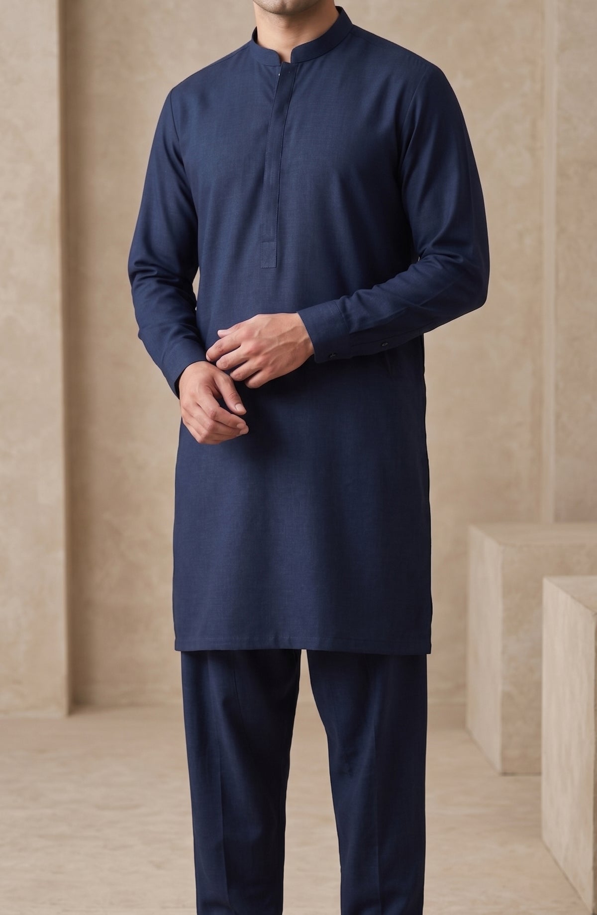 Blue Bird Two Tone by Bin Yameen Unstitched Wash N Wear Mens Collection BY26BUB S-08