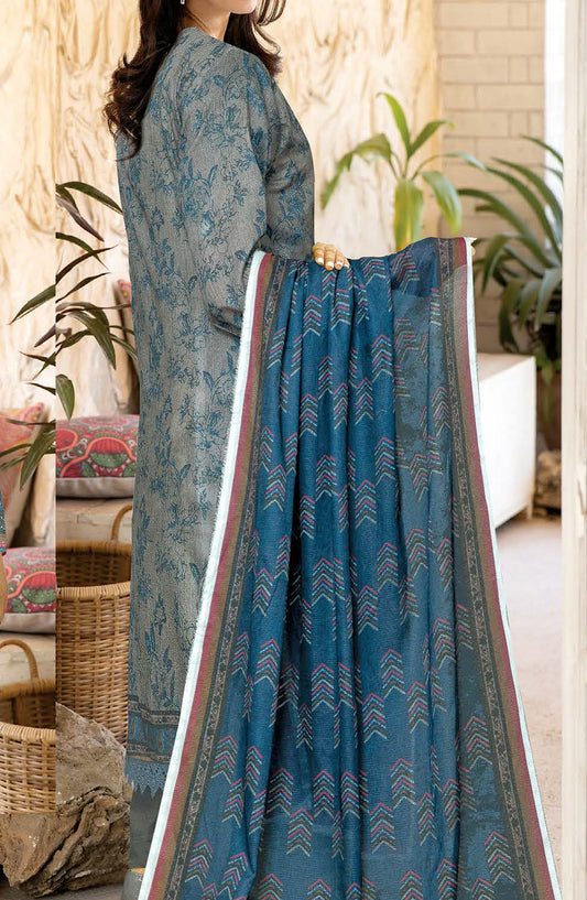 Class by Johra Printed Lawn Unstitched 3 Piece Suit - JH-1152 - JH25CLAS - Blue - Casual Collection