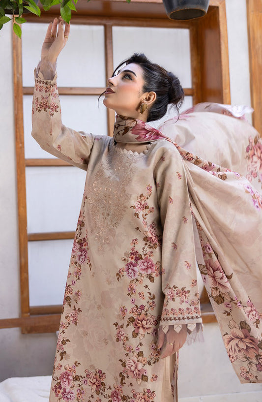 Coco by Panache Embroidered Lawn Unstitched 3 Piece Suit - D-10 - PN26CTW - Fawn - Summer Collection