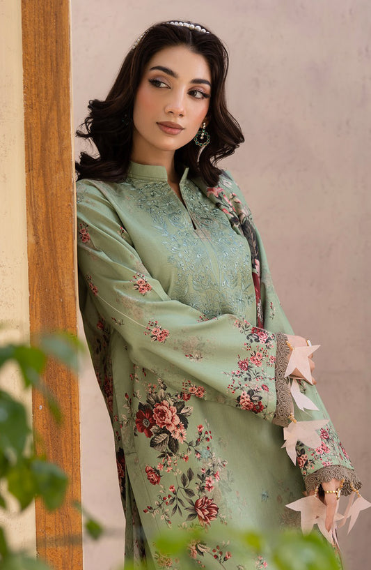 Coco by Panache Embroidered Lawn Unstitched 3 Piece Suit - D-03 - PN26CTW - Green - Summer Collection