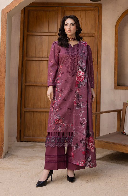 Coco by Panache Embroidered Lawn Unstitched 3 Piece Suit - D-01 - PN26CTW - Pink - Summer Collection