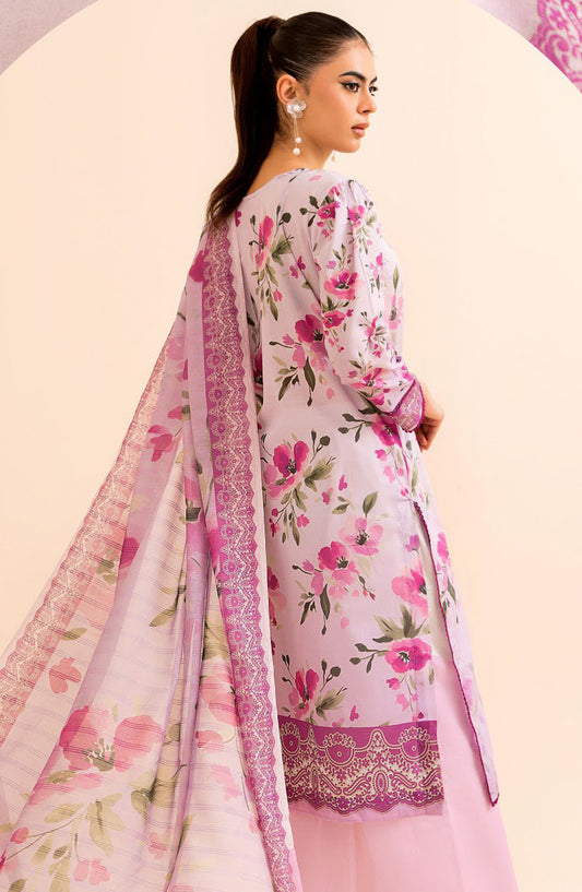 Day Dream by Mahay Digital Printed Chikankari Unstitched 3 Piece Suit - Design-04 - AK25MDD - Pink - Summer Collection