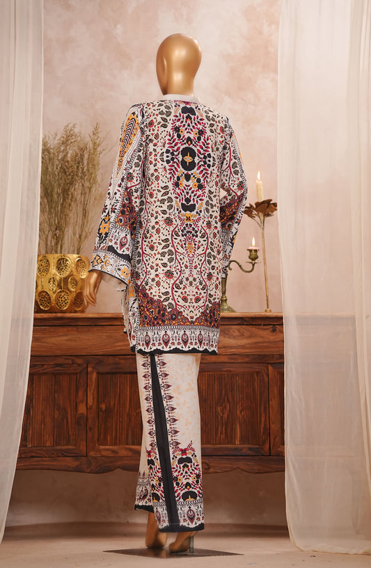 Amna Khadija Digital Printed Lawn Stitched 2 Piece Suit - Design-09 - AM25ESF - Multi - Summer Collection