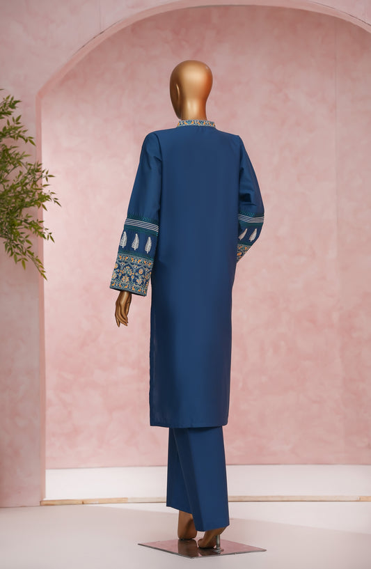 Doriva Noor by Amna Khadija Embroidered Cotton Stitched 2 Piece Co ord Set - DN-01 - AM25DORI - Blue - Casual Collection