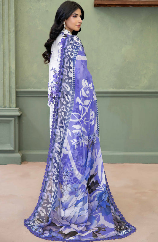 Elowen by Johra Embroidered Lawn Unstitched 3 Piece Suit - JS-633 - JH26ELW - White - Summer Collection