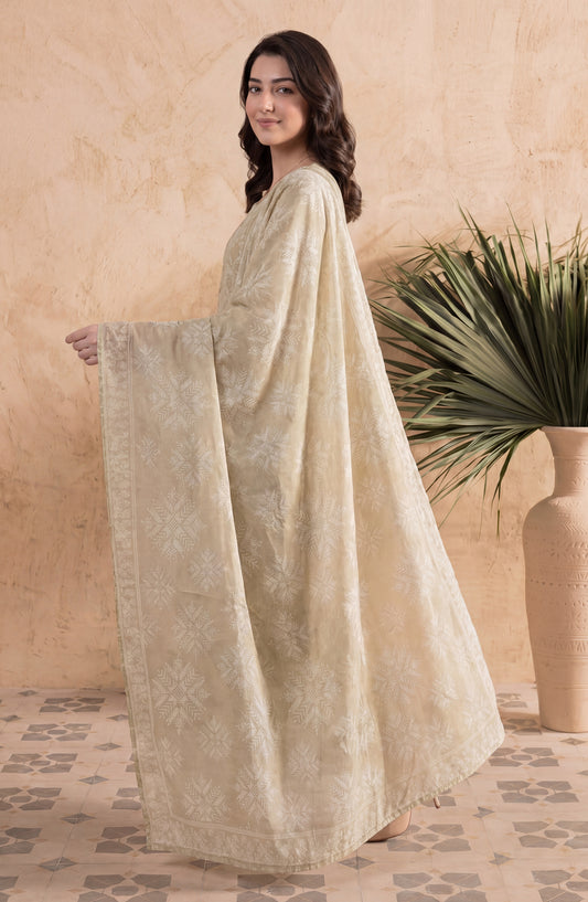 Elvan by Tawakkal Fabrics Printed Lawn Stitched 3 Piece Suit - D-4058 - TF26ELV - Golden - Summer Collection