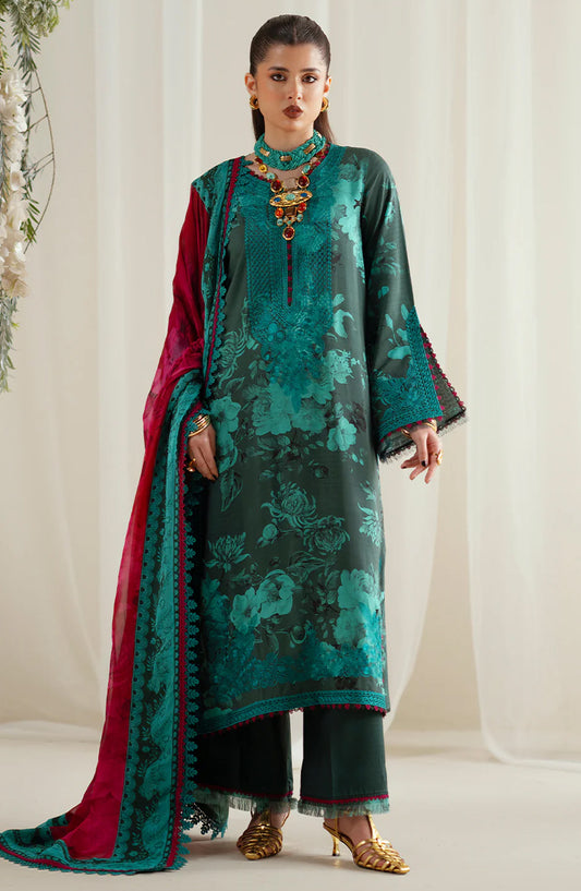 Eres Bonita by Bin Ilyas Embroidered Viscose Unstitched 3 Piece Suit - 1106-B - BL25BN - Green - Winter Collection