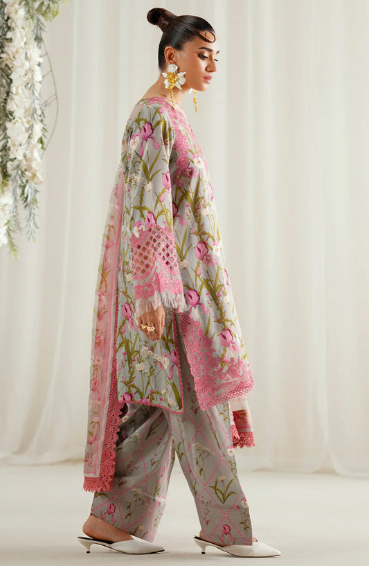 Eres Bonita by Bin Ilyas Embroidered Viscose Unstitched 3 Piece Suit - 1103-B - BL25BN - Blue - Winter Collection