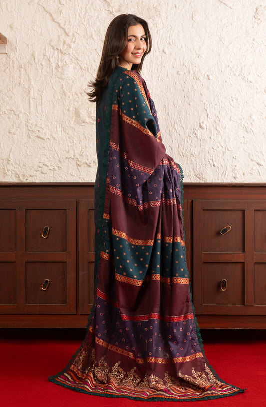 Gulmohar by Johra Embroidered Lawn Unstitched 3 Piece Suit - JS-169 - JH26GLM - Blue - Summer Collection