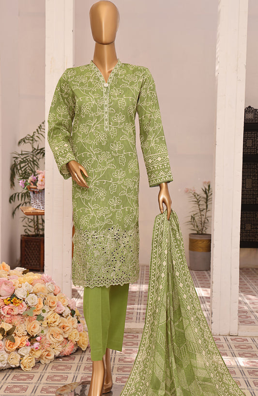 Asasa by HZ Textile Digital Printed and Embroidered Lawn Unstitched 3 Piece Suit - HZ25ASL2 - AEL-309 - Green - Lawn Collection