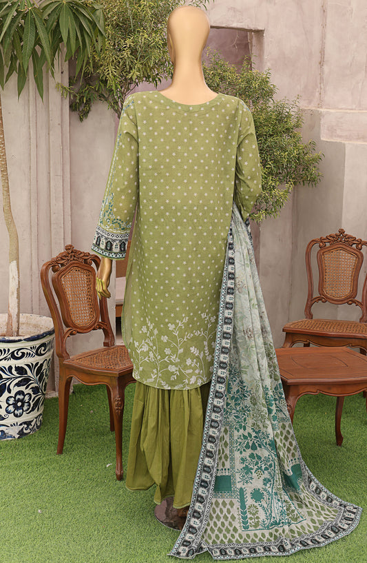 HZ Textile Magic Digital Printed Lawn Unstitched 3 Piece Suit - MPC-589 - HZ25MGP - Green - Summer Collection