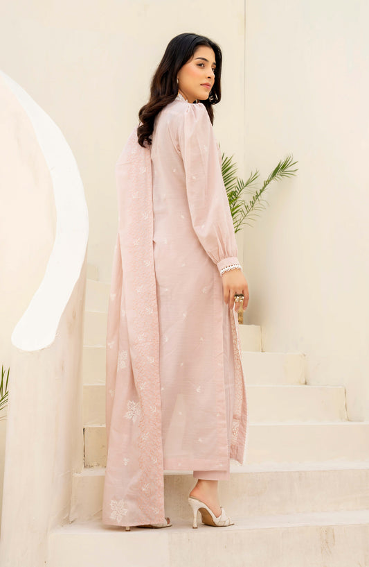 Haya by Aalaya Embroidered Lawn Unstitched 3 Piece Suit - D-07 - ALY26HY - Pink - Summer Collection